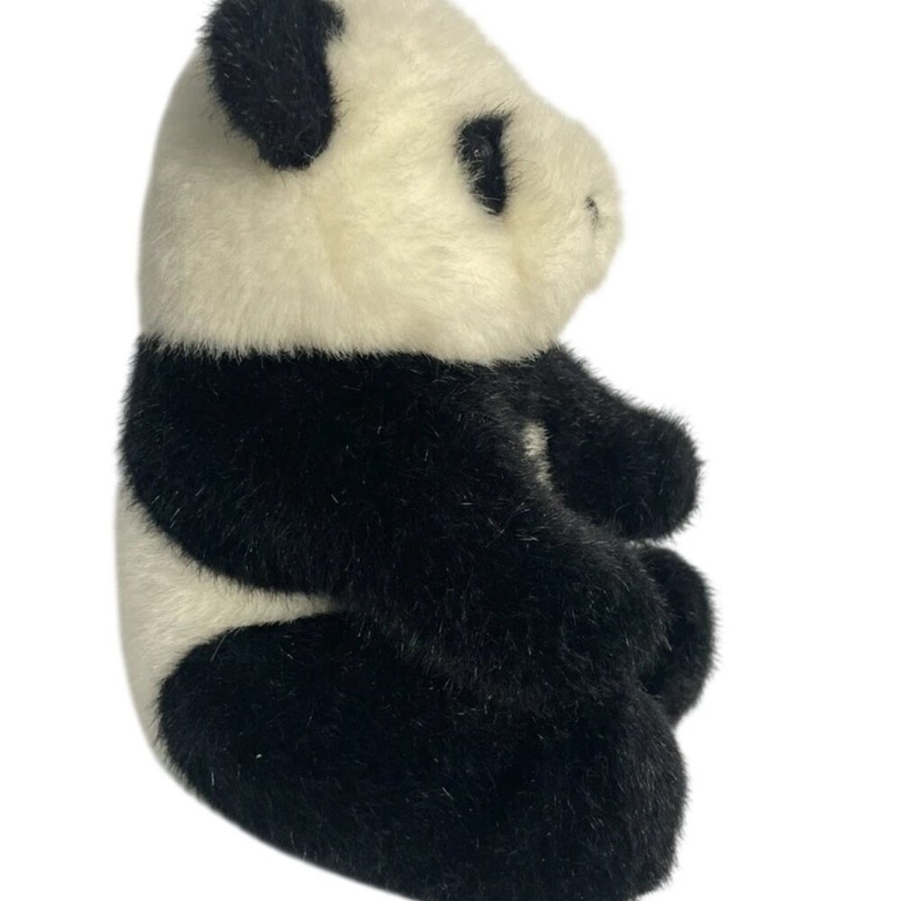 Harrods Knightsbridge Panda Bear Plush Hand Puppet 10" - Rare, Retired
